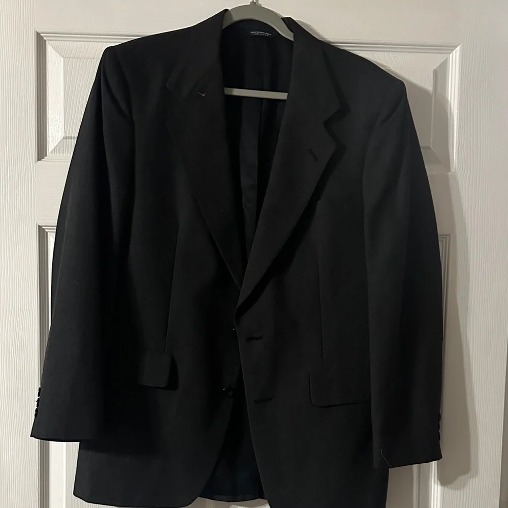 Heisman trophy collection Classic charcoal  Men's Blazer by Kuppenheimer